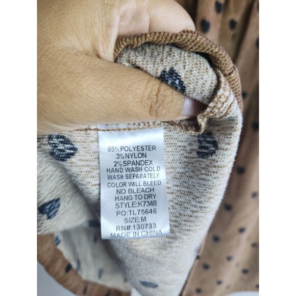 Umgee Brown Corduroy Dress Size Medium EUC - Picture 8 of 9